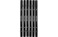 Creativ Company Textilmarker Schwarz 6 Stück, 2.3 + 3.6 mm