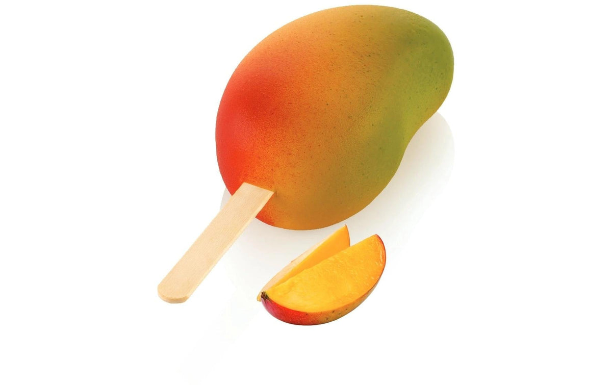 Silikomart Silikonform für Eis - Mango Set 2 Formen a je 6 Mulden ink. Holzstäbchen