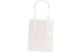 Folia Papiertragetaschen Geschenktragetasche Kraftpapier weiss 20