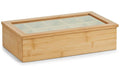 Zeller Present Teebeutelbox Bamboo Grösse: 36 x 20 x 9 cm (L x B x H)
