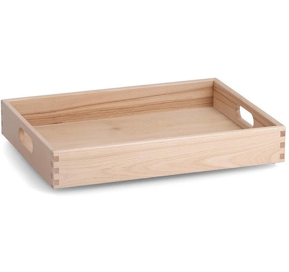 Zeller Present Allzweckkiste Buche Grösse: 40 x 30 x 7 cm (L x B x H)