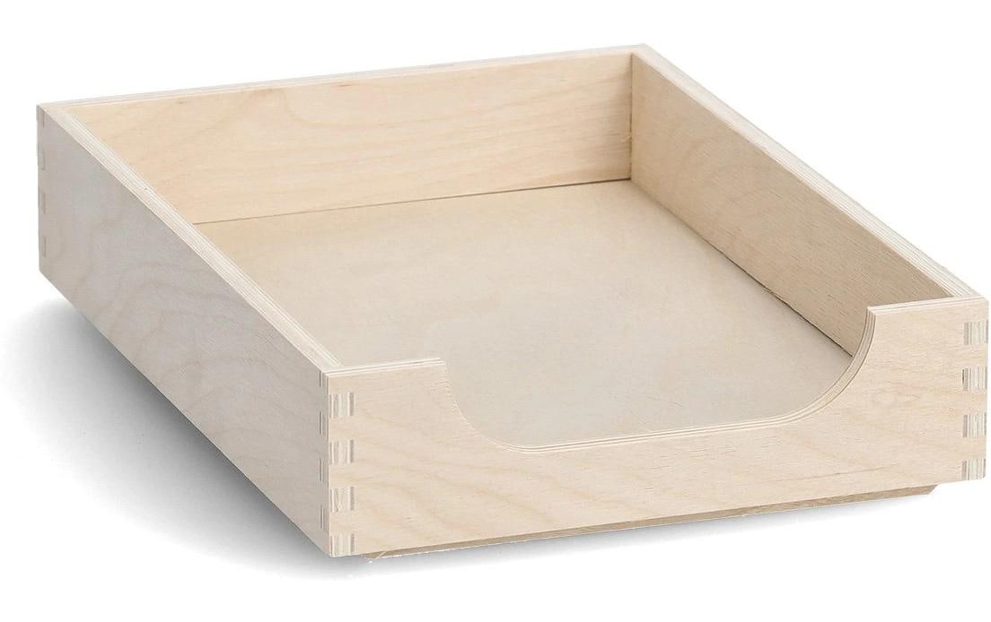 Zeller Present Ablagebox Birke Grösse: 23 x 32 x 7 cm (L x B x H)