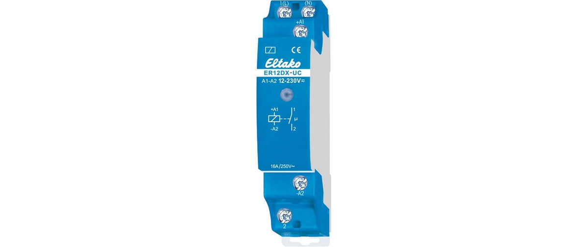 REG-Steuerrelais Eltako 230VAC 16A 1S ER12DX-UC