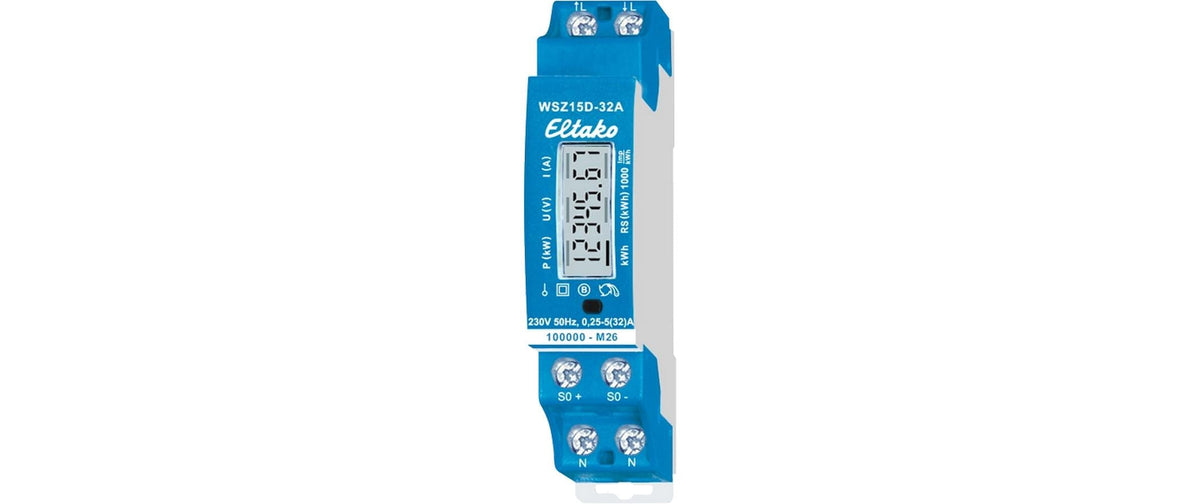 REG-Energiezähler Eltako WSZ15D MID 1x32A geeicht