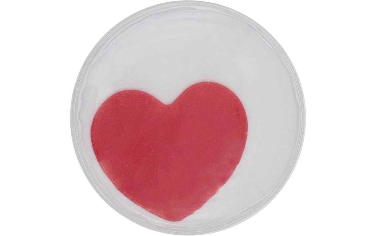 Glorex Wackelaugen Herz rot 35 mm selbstklebend, 4 Stück