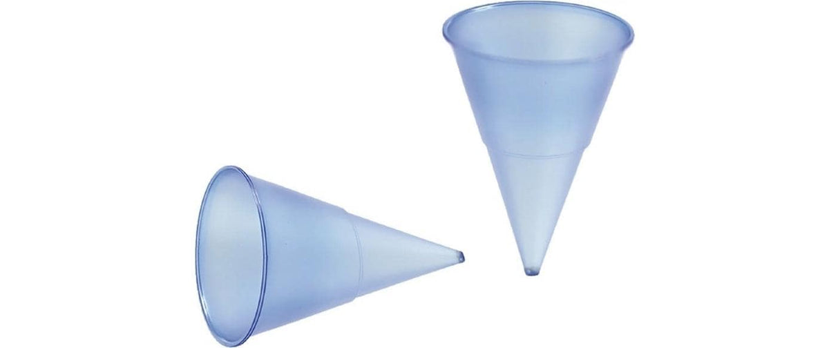Papstar Spitzbecher BLü CONE 1000 Stk. 1 Pack à 1000 Stk. PP blau 115ml