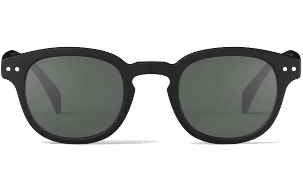 Izipizi Reading Sun The retro square#C Sonnenbrille, Black, +2.50, 100% UV-Schutz