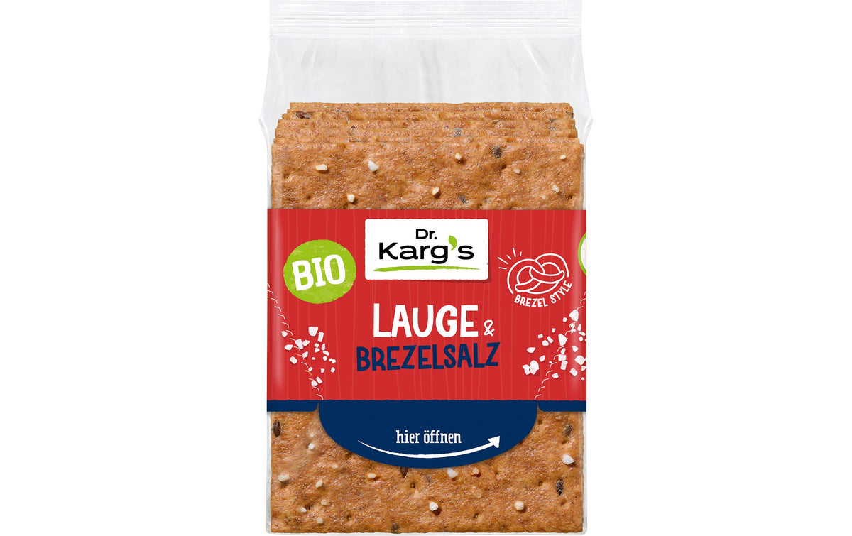 Bio Knäcke Lauge & Brezelsalz 200g