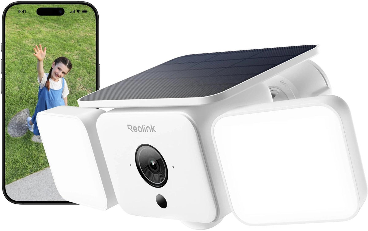 Reolink Floodlight F310B 2K WiFi Kamera 2K 2K All-in-One Solar Kamera