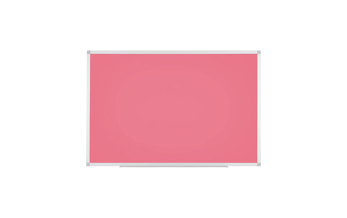 Bi-Office AYDA Whiteboard, 90x60cm Alu/pink, Stifteablage, lackierter Stahl