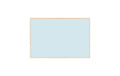 Bi-Office EARTH magnethaftendes Whiteboard 585x385mm, Kiefer/hellblau