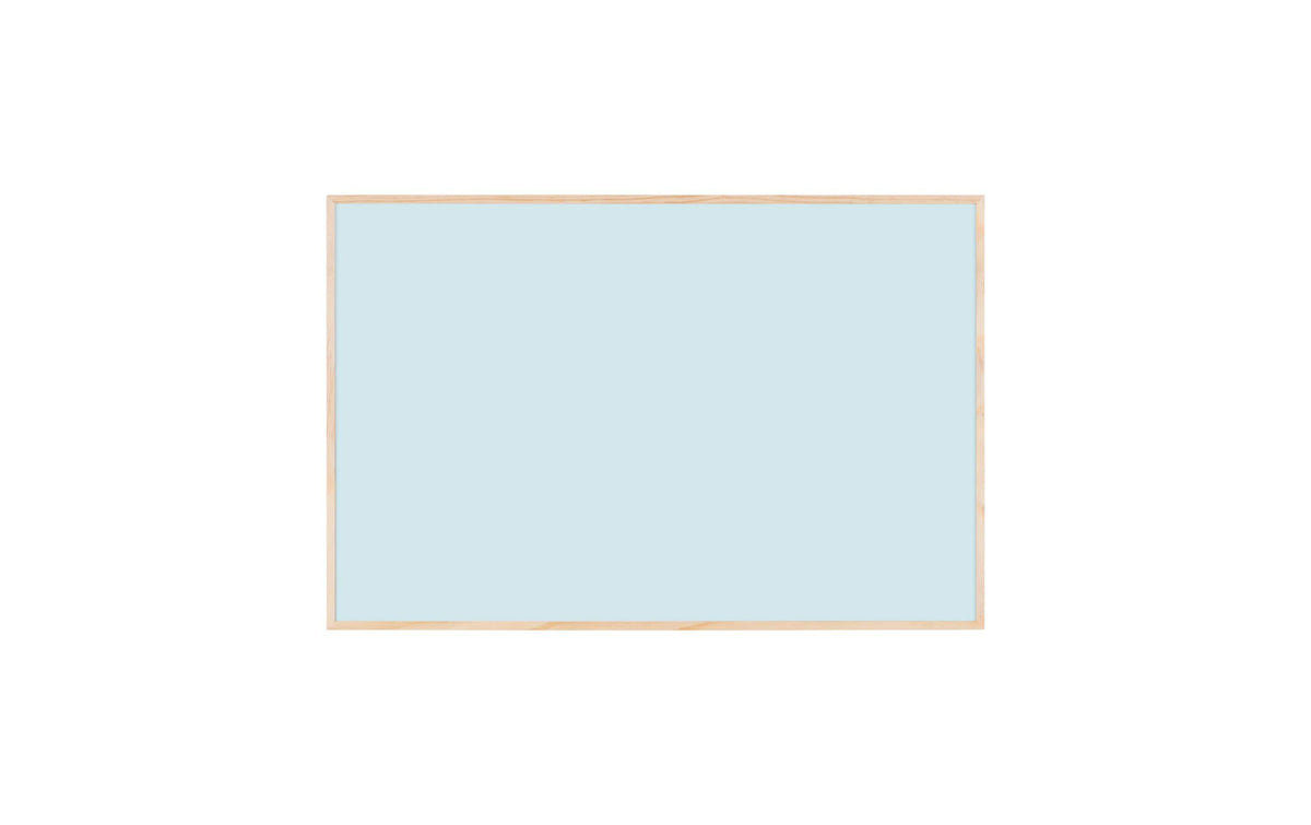 Bi-Office EARTH magnethaftendes Whiteboard 585x385mm, Kiefer/hellblau