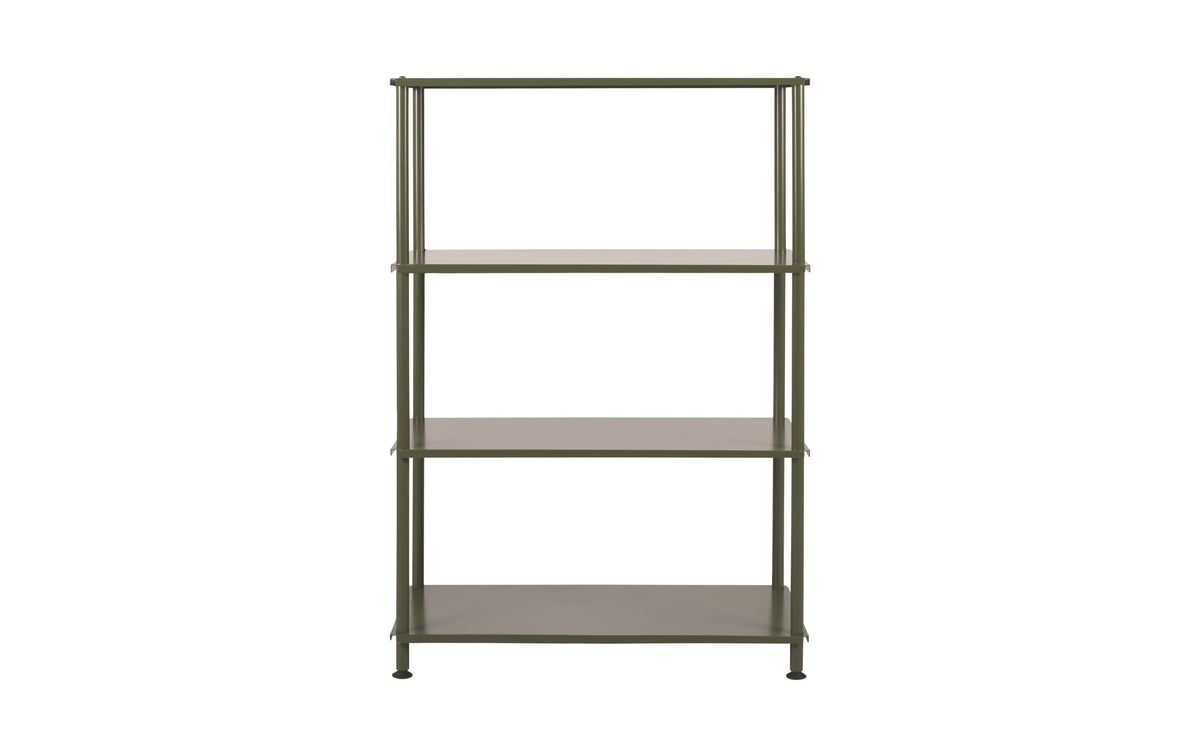 Bi-Office Regal m. 4 Tablaren grün, 116x80x40cm