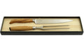 Wok Tranchierset Olive Olivenholz geschmiedeter Sollinger Stahl