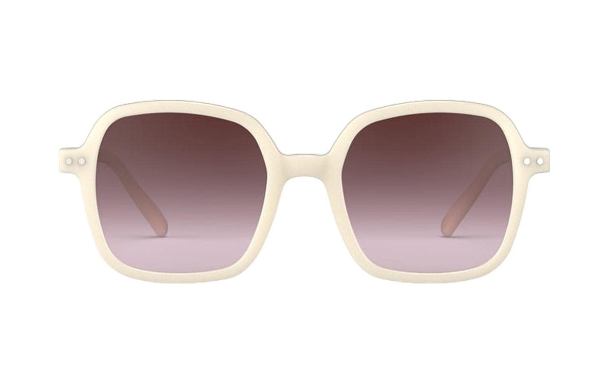 Izipizi Office-The Oversized square#OFFICE Sonnenbrille, Vintage Cream, cat.3