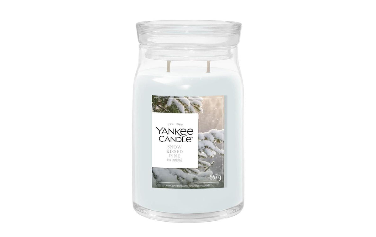 Yankee Duftkerze Snow Kissed Pine Signature Large Jar