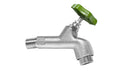SIGA Gartenventil Messing verchromt mit Handrad