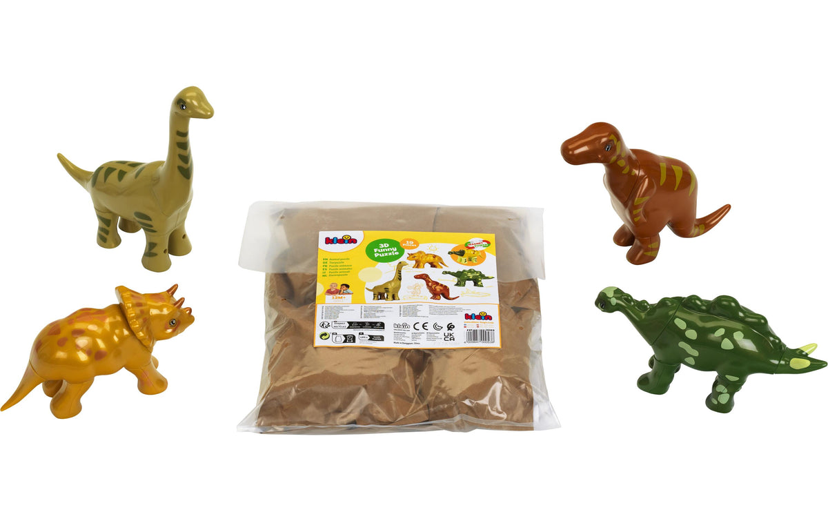 EST-Magnettierpuzzle 4 Dinos Beutel