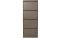 Kare Schuhschrank Caruso 4er Taupe
