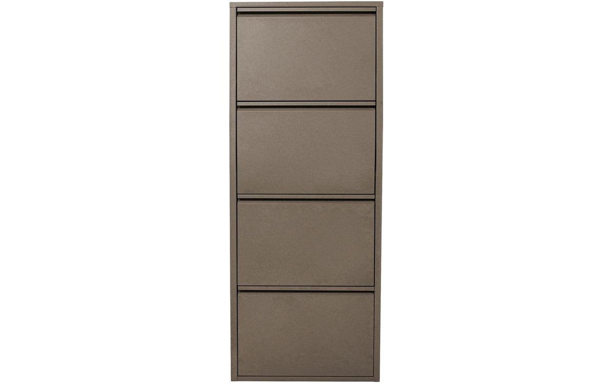 Kare Schuhschrank Caruso 4er Taupe