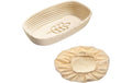Westmark Set Gärkorb oval mit Bezug mit Ähre 34 x 20.5 x 8cm