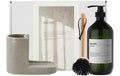 meraki Geschenkbox Halter Grau, Spülbürste Forest Garden Spülmittel 490 ml
