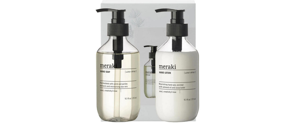 Meraki Geschenkset Winter Whisp, Handseife & Handlotion je 275 ml