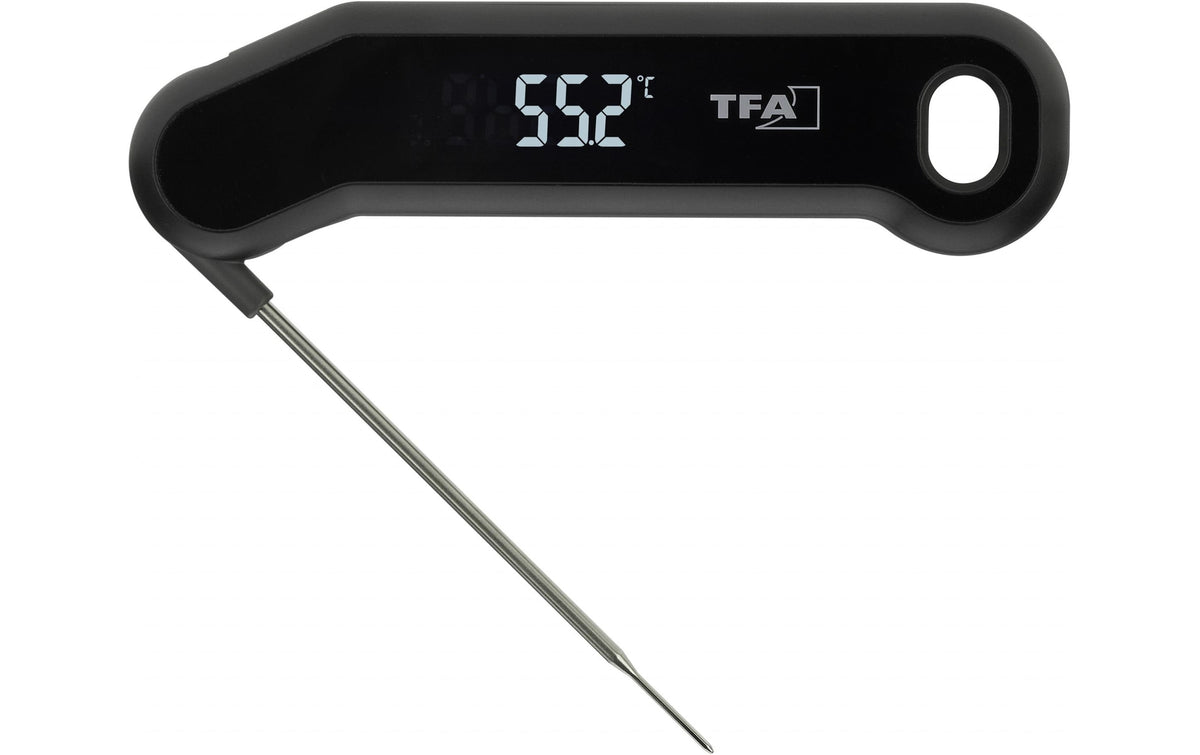 TFA Digitales Profi-Küchenthermometer Schwarz