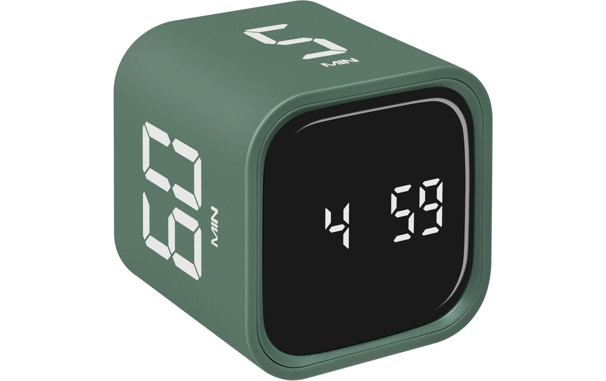 TFA Digitaler Timer MINI CUBE Grün