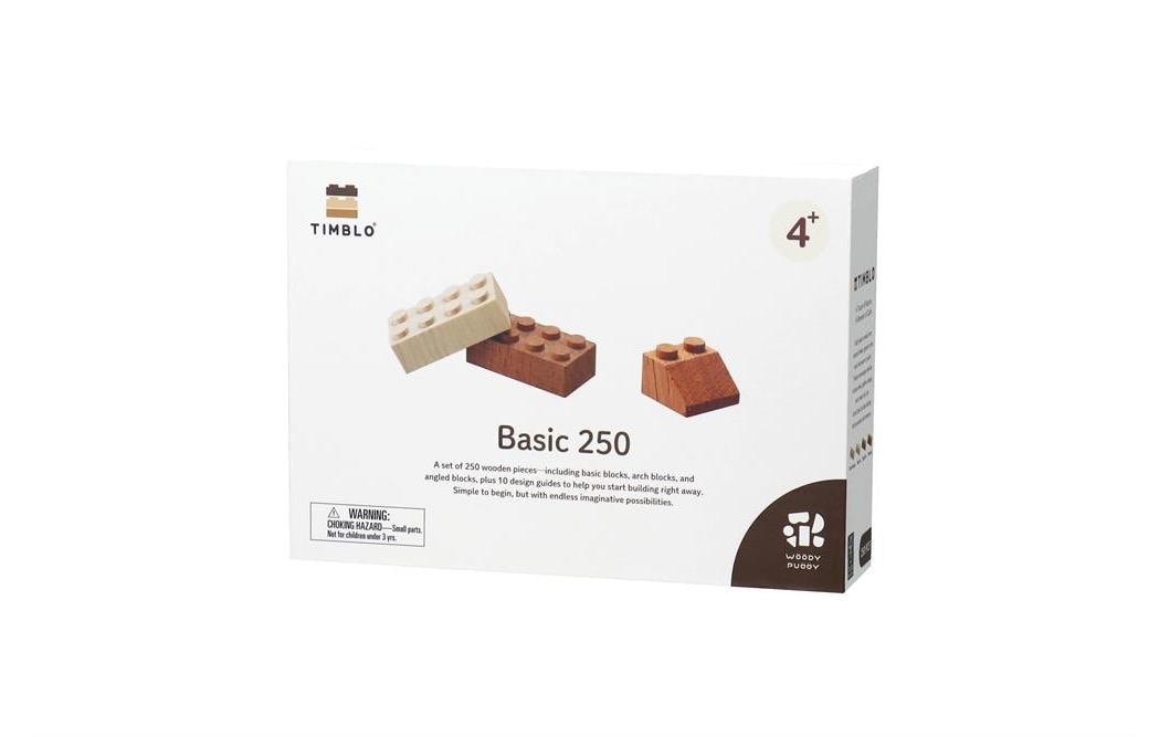 Timblo Holz Klemmbausteine Basic Set 250