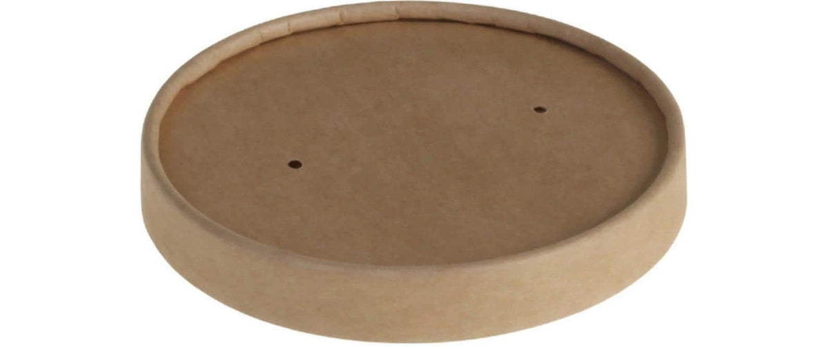 belesse Deckel Kraft/PE braun 25 Stk, Ø98mm