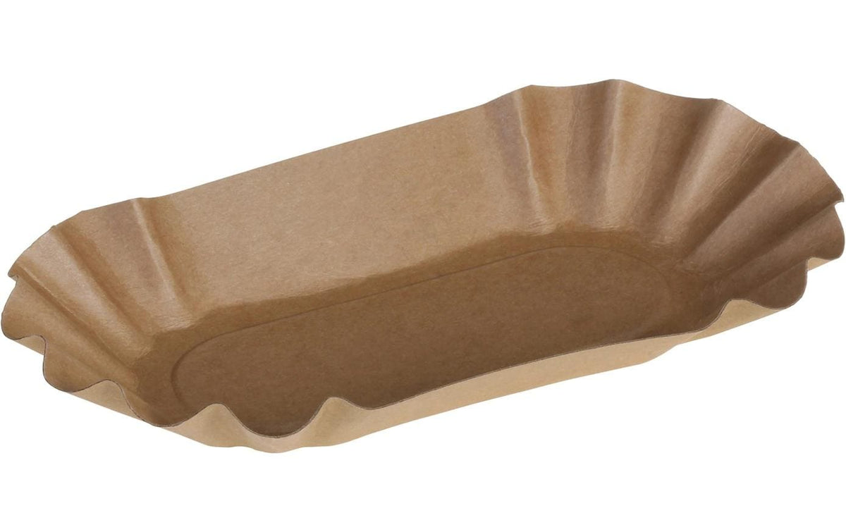 belesse Tray Kraft, braun 250 Stk, 125x205x35 mm