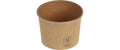 belesse nature Eisbecher Kraft/PLA 120ml 50 Stk, Ø73x54mm, braun