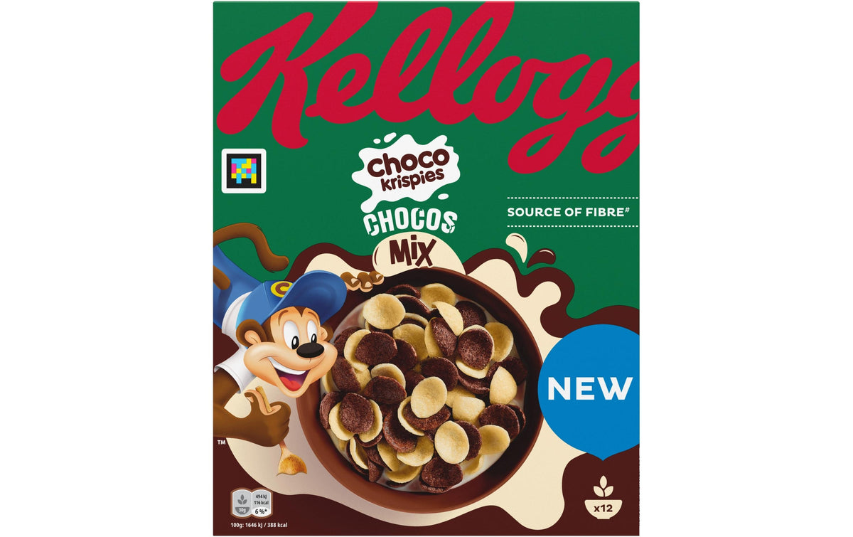 Kelloggs Choco Krispies Chocos Mix 375g