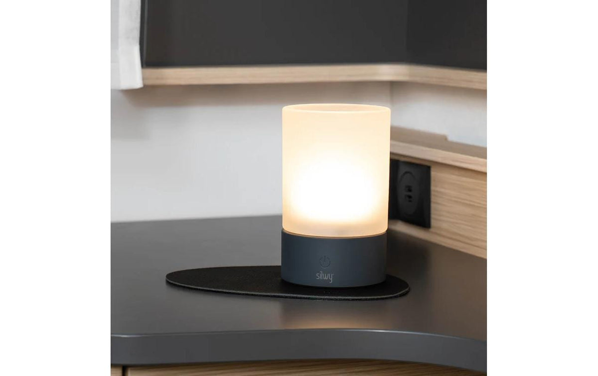 Silwy Magnet-Windlicht WHITE 15cm