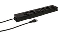 Steckdosenleiste Power Line 6x Typ 13 schwarz/schwarz 3.0m