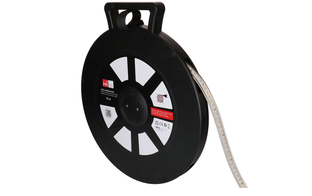 LED Lichtbandrolle 10m 2-seitig 360° 4000K 8600lm IP55