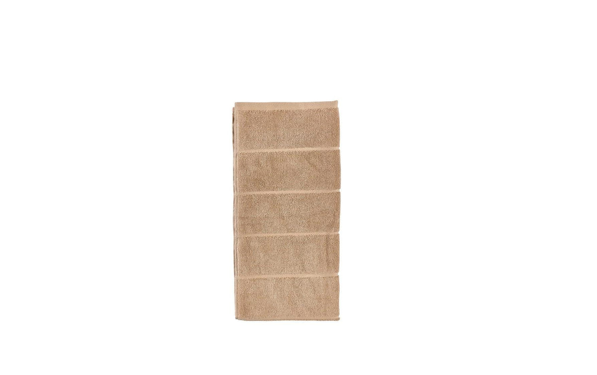 Zone Denmark Handtuch Sauna 50 x 100 cm, Camel, 100% Baumwolle 600g