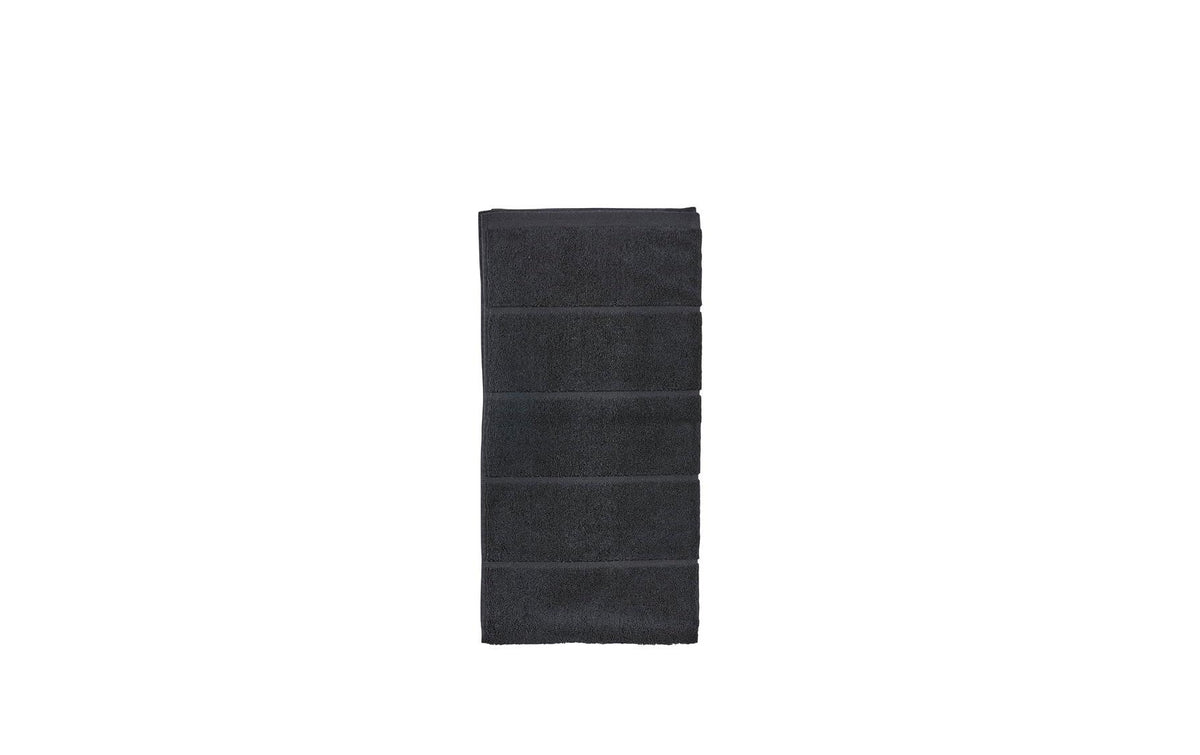 Zone Denmark Handtuch Sauna 50 x 100 cm, Black, 100% Baumwolle 600g