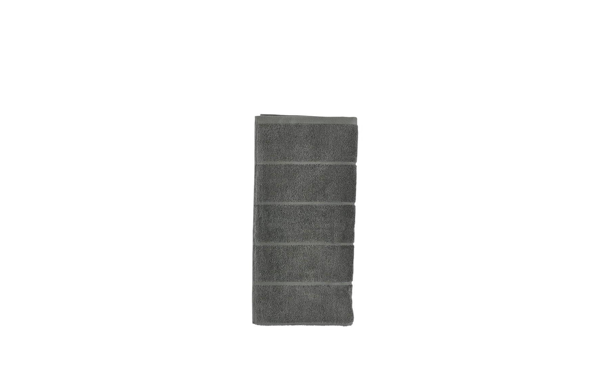 Zone Denmark Handtuch Sauna 50x70 cm, olive green, 100% Baumwolle, 600g