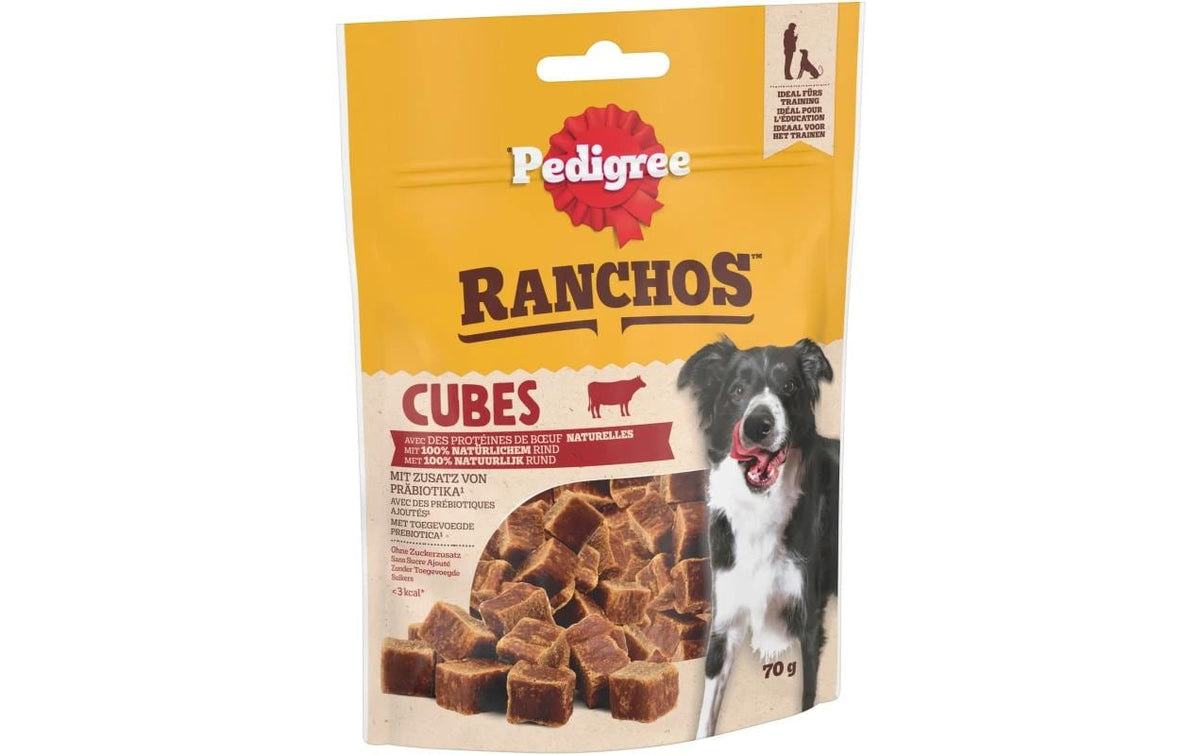 Pedigree Ranchos Cubes Rind 70g