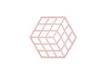 Zone Topfuntersetzer Cube, Rose 16x14x0.9 cm (LxBxH), Silikon