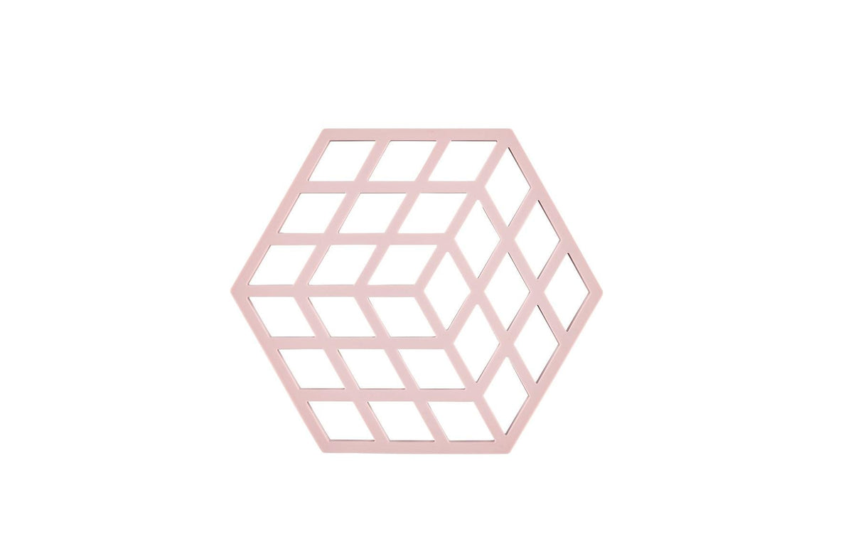 Zone Topfuntersetzer Cube, Rose 16x14x0.9 cm (LxBxH), Silikon