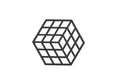Zone Topfuntersetzer Cube, Black 16x14x0.9 cm (LxBxH), Silikon