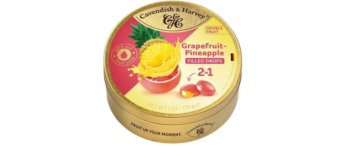 Grapefruit & Pineapple Filled Drops 175 g