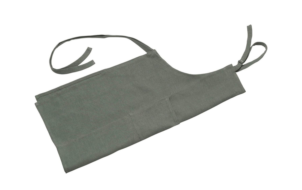 Södahl Schürze Bastian 95x80 cm Oliv Green, Baumwolle