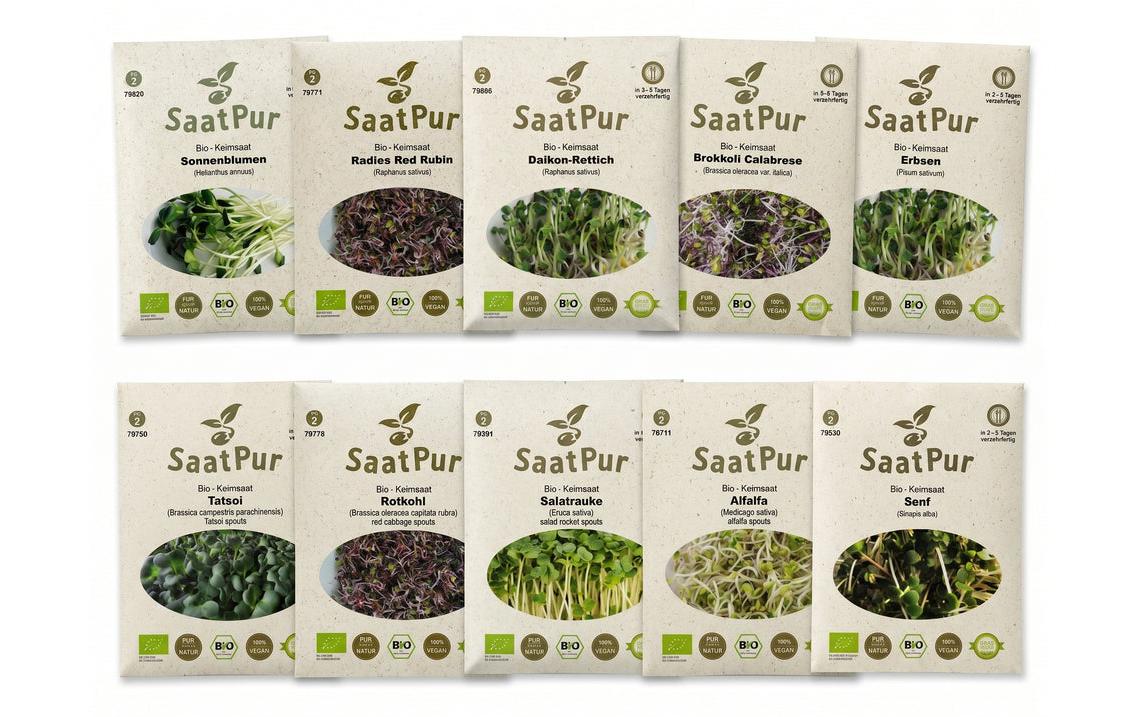 Keimsprossen Microgreens Multipack - 10 Sorten