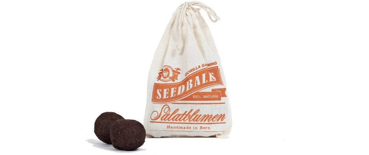 Seedballs Salatblumenim im Baumwollbeutel
