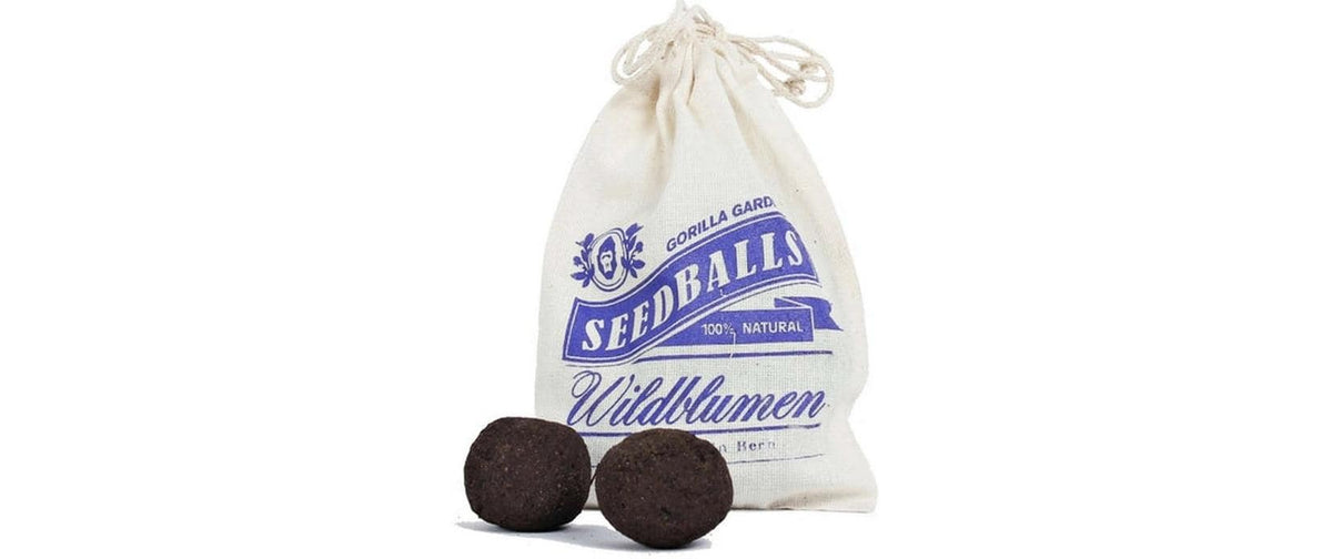 Seedballs Wildblumen im Baumwollbeutel