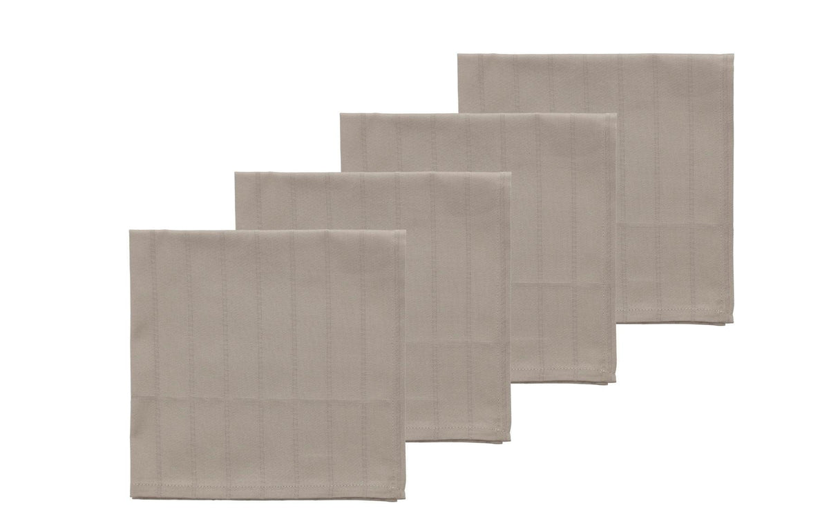 SödahlStoffserviette Essence 45x45cm,4erSet Nature, 100% Baumwolle